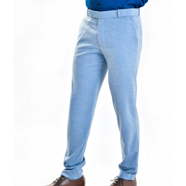 Buy online Light Blue Lycra Blend Casual Trousers from Bottom Wear for Men  by Shukailash Enterprise for 799 at 60 off  2023 Limeroadcom